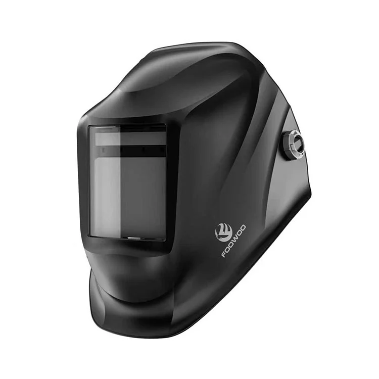 Casco de soldadura con oscurecimiento automático de color negro